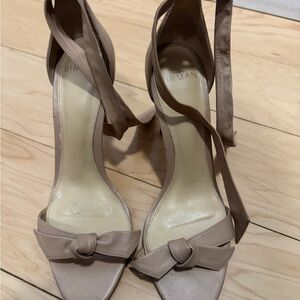 Alexandre Birman Tan Heeled Sandals